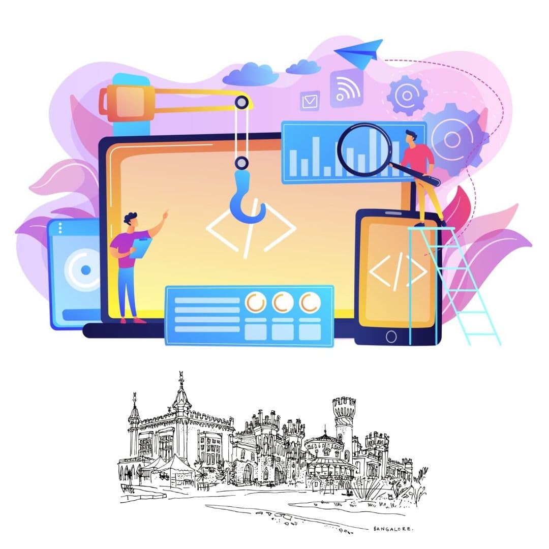 Web development team working on modern website design and development at Laser Web Maker