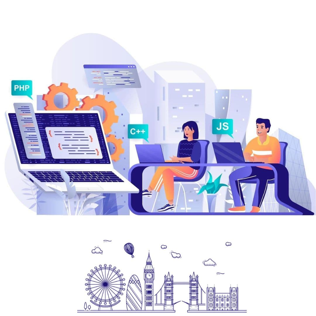 Web development team working on modern website design and development at Laser Web Maker