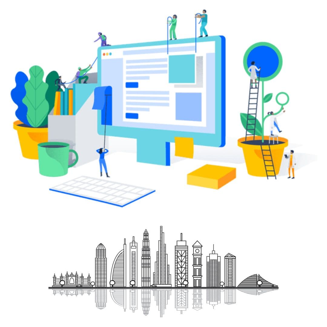 Web development team working on modern website design and development at Laser Web Maker