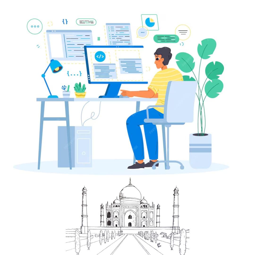 Web development team working on modern website design and development at Laser Web Maker